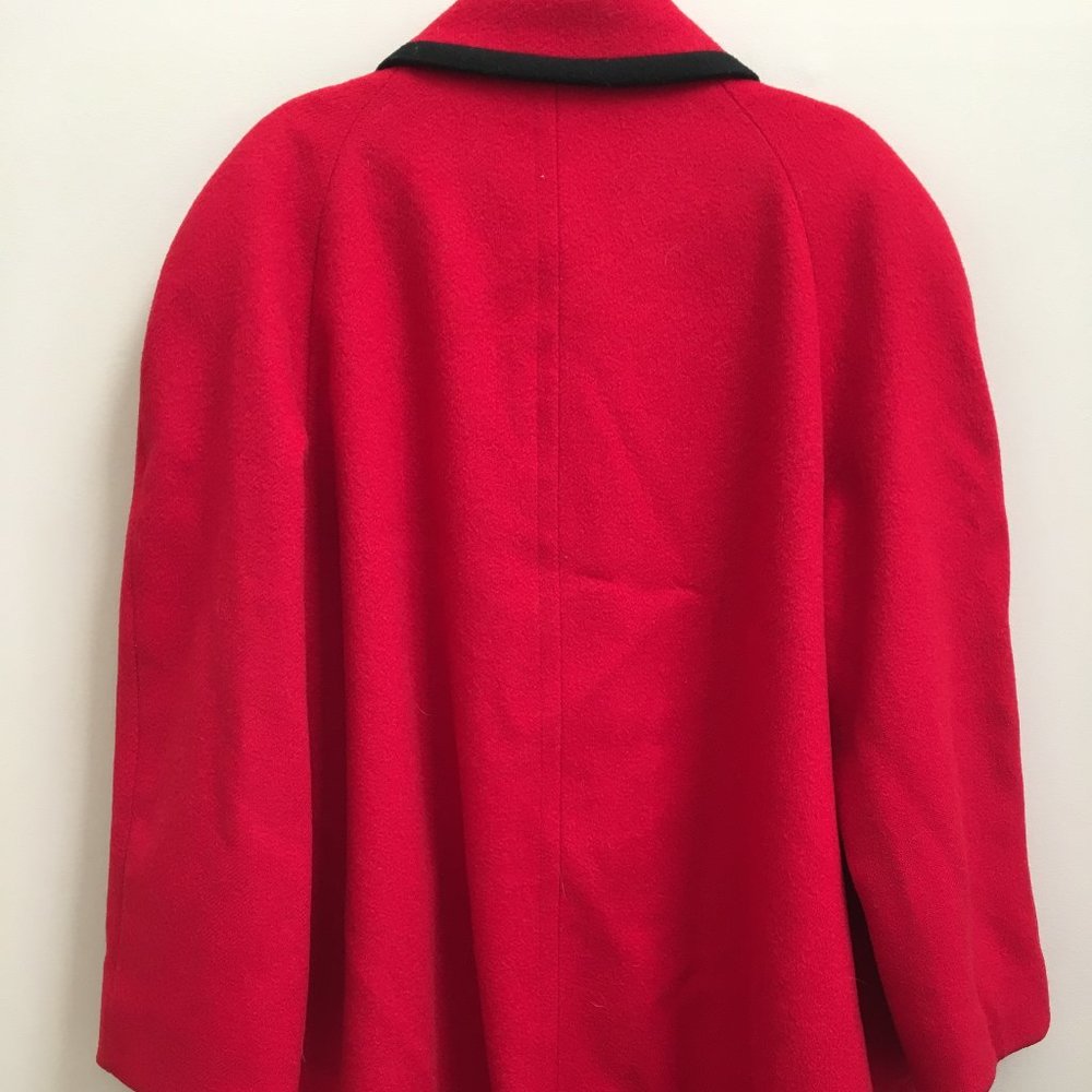 SOLD ELSEWHERE - 1950s/60s Vintage D'Allards 100% Wool + Black Trim Jacket/Coat - Picture 5 of 9